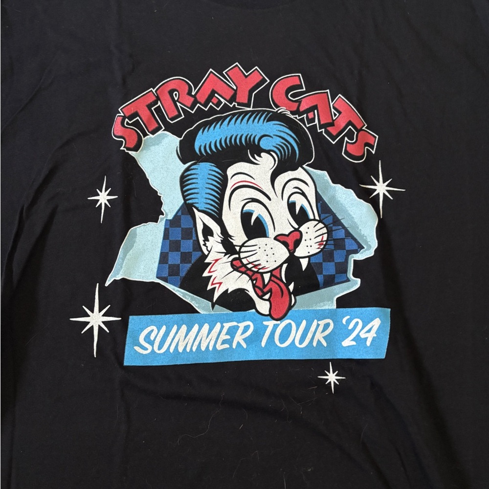 Stray Cats Summer Tour '24 Graphic Tee (new-never worn) - Picture 2 of 4
